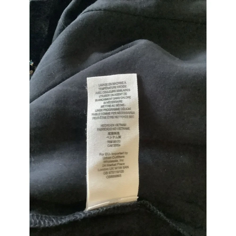 Free People Size 6 Mockingbird Black Clove Floral Mini Dress $128 New - Picture 9 of 9